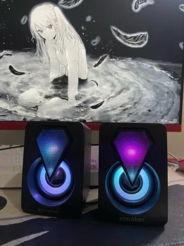 Caixa de Som Gamer RGB para PC 