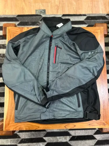 Jaqueta Ls2 Alba Masculina Cinza Ventilada Com Proteções 2xl