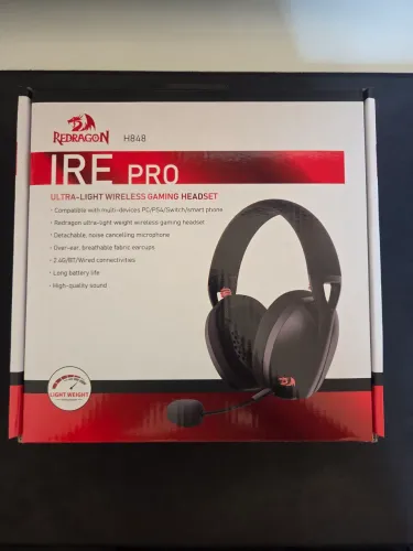 Headset Gamer Redragon IRE H848 Wireless Preto