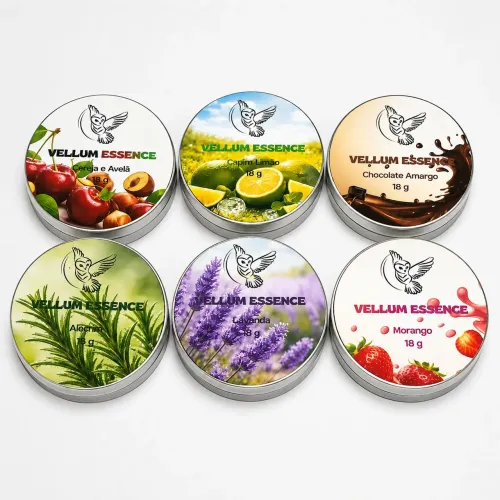 Kit com 6 Mini Velas Aromáticas na Latinha