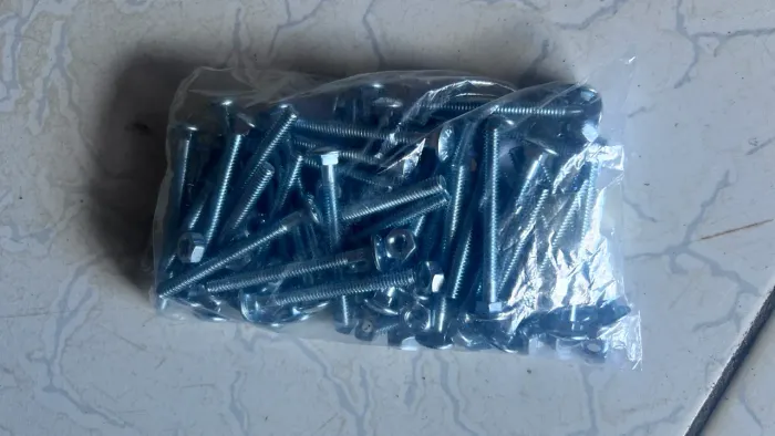 Parafuso francês 1/4 x 2½ Jomarca - Novo(30 unidades)