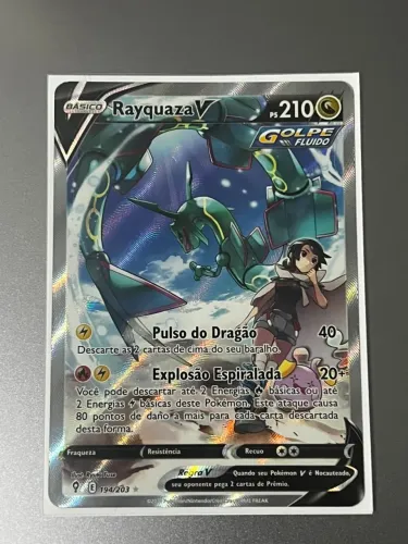Carta TCG Pokémon - Rayquaza-V (194/203)