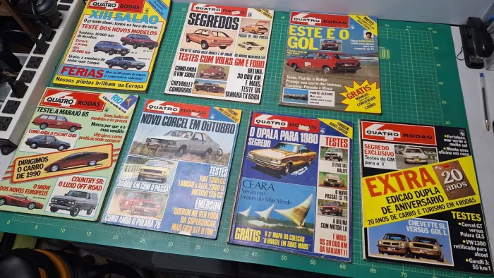 Lote revista quatro rodas anos 70/ 80