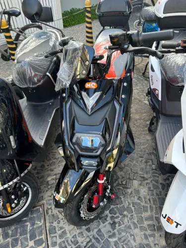 Scooter Elétrica Jet Preta 1000w