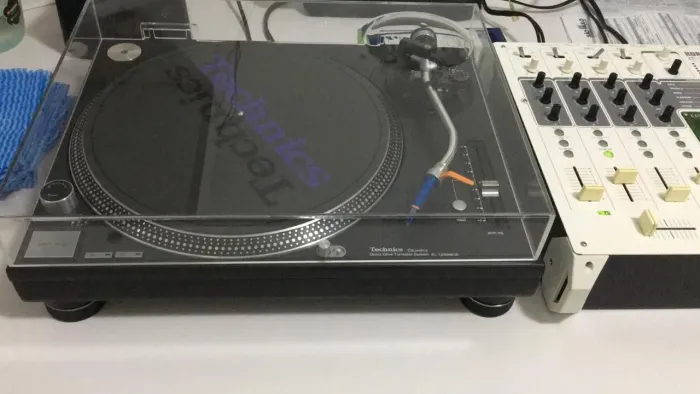 Tampa acrilica pra toca disco technics SL 1200 Mk2, Mk2, mk5.