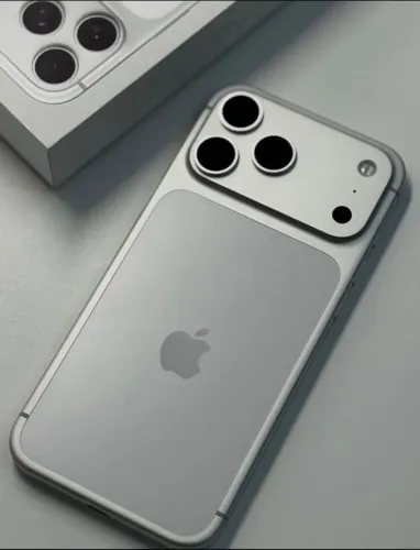iPhone 17 Pro Max 256GB Prata. Câmeras profissionais e desempenho premium