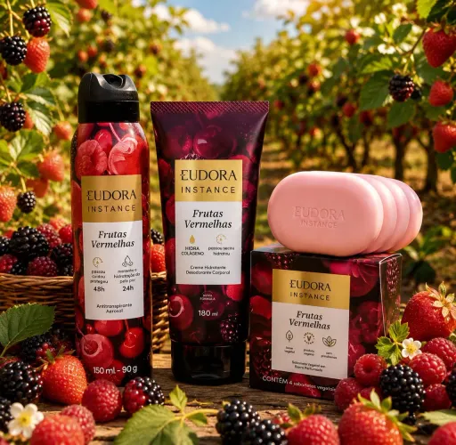 Kit Eudora Instance Frutas Vermelhas 