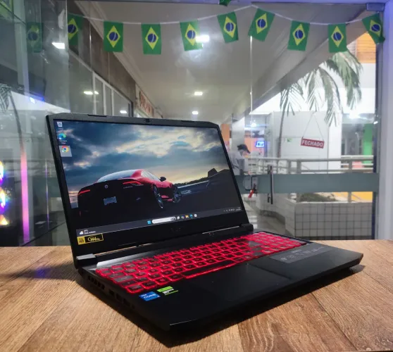 Notebook acer nitro 5 | Core i7 11°geração | 16GB RAM | SSD 512GB | RTX 3050 | super novo