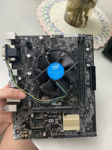 Kit PC processador + fonte + placa mãe 