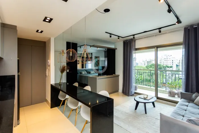 Apartamento à venda com 45,92m² privativos no 1550 Batel Home Batel | Curitiba