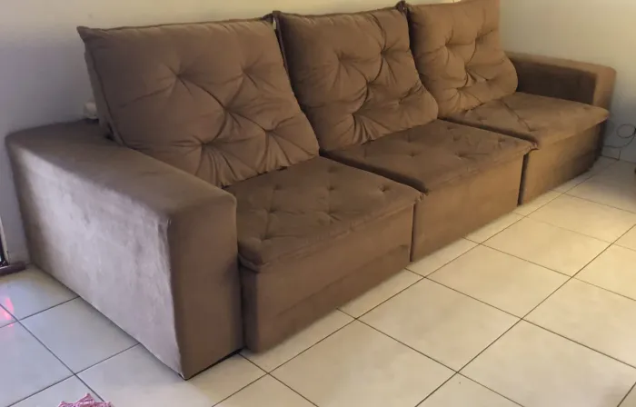 Sofa retrátil 3 lugares