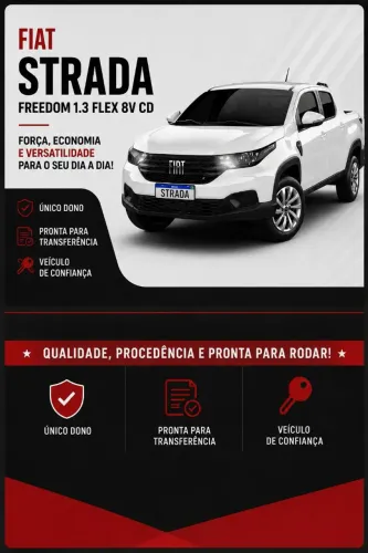 Fiat Strada Freedom 1.3 Flex 8V CD 2022
