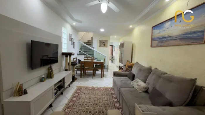 Sobrado com 2 dormitórios à venda, 83 m² por R$ 500.000,00 - Mirim - Praia Grande/SP