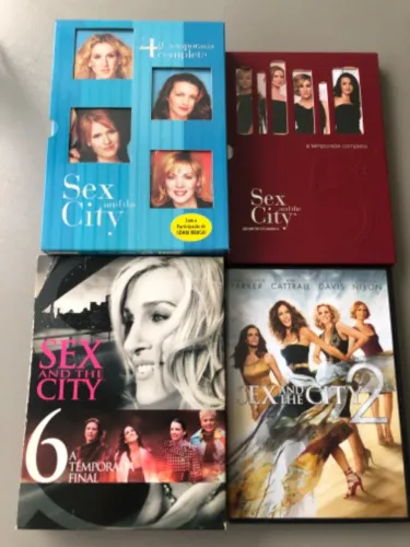 DVD BOX Sex and the City 4ª, 5ª, 6ª temporadas + O filme