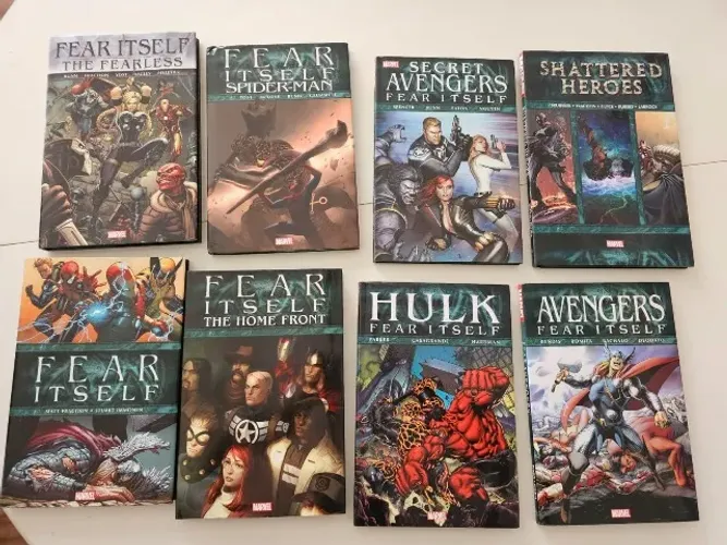 Coleção Fear Itself - Hardcover (Inglês) - 8 Volumes