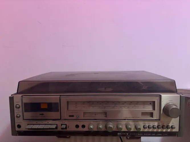 Vitrola Sony Antiga Toca Discos Vintage Original HMK-339BS