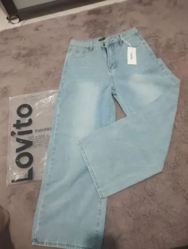 Calça jeans cargo 