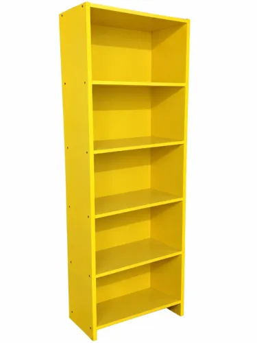 ARMÁRIO MULTIUSO 5 PRATELEIRAS AMARELO