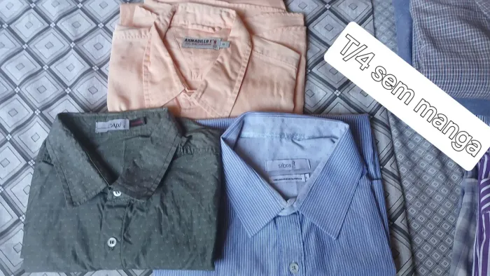 BLUSAS SOCIAL MASCULINA