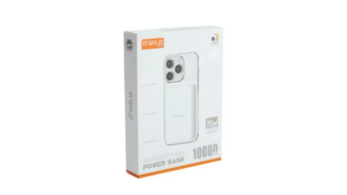 Carregador Portátil Magnético 10.000mAH A'Gold - BTE-07B