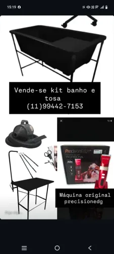 Kit completo banho e tosa