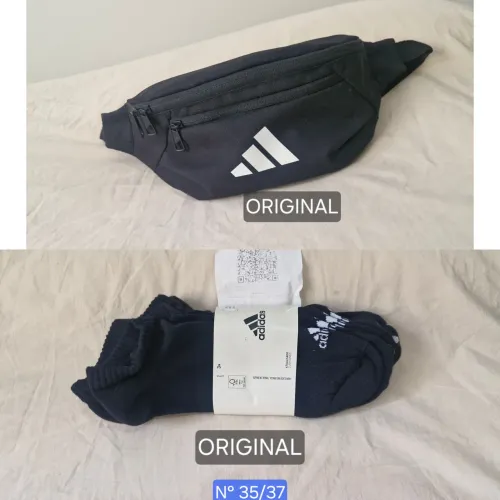 Pouchete ADIDAS e Meia ADIDAS. (ORIGINAL).
