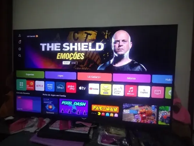 Smartv 4k 55 polegadas LG com Garantia Estendida - TV com 8 Meses de Uso