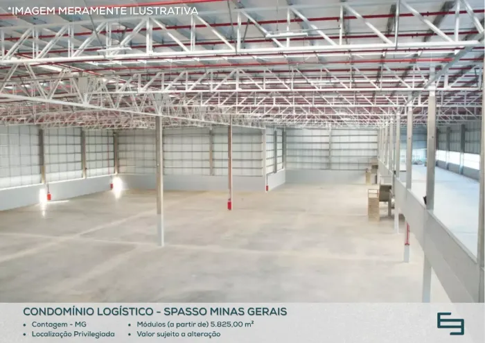 Galpão para locação na cidade de Contagem - MG
