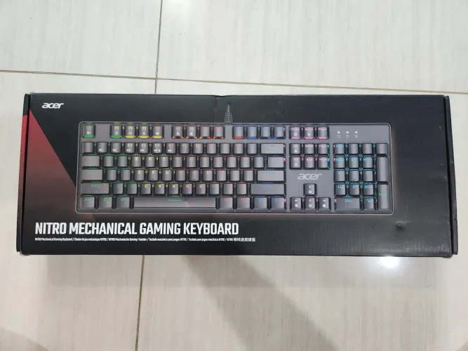 Teclado Nitro Mechanical NKW202 ACER - novo<br>Crie uma descrição para venda na olx