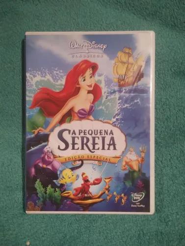 A Pequena Sereia - DVD - Animação Original de 1989