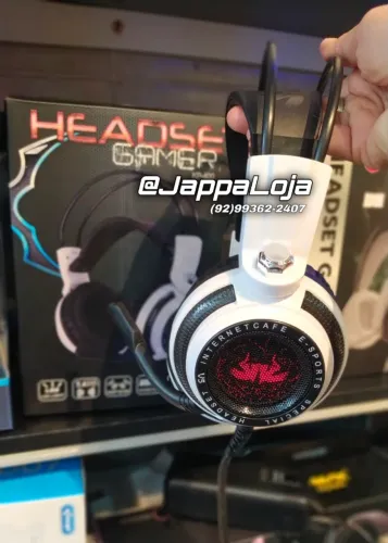 Fone Gamer Headset Knup Kp-400 Audio 7.1 Realista Profissional Para PC Usb P2