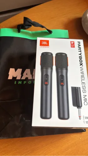 Microfone JBL Wireless Partybox c/ 2 MIC