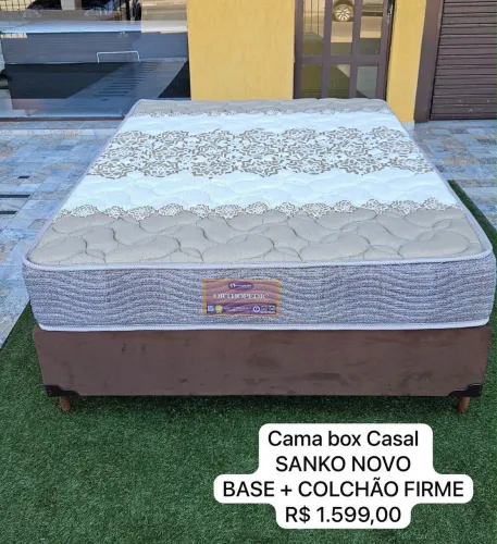 Cama Box Casal SANKO NOVO - ENTREGO