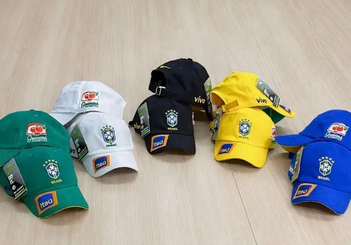 Bonés da seleção 