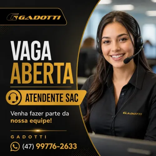 VAGA - ATENDENTE SAC (ATENDIMENTO AO CLIENTE)