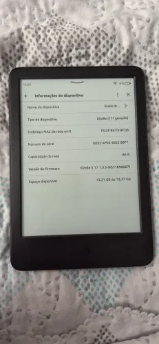 Vendo Kindle 11a geração