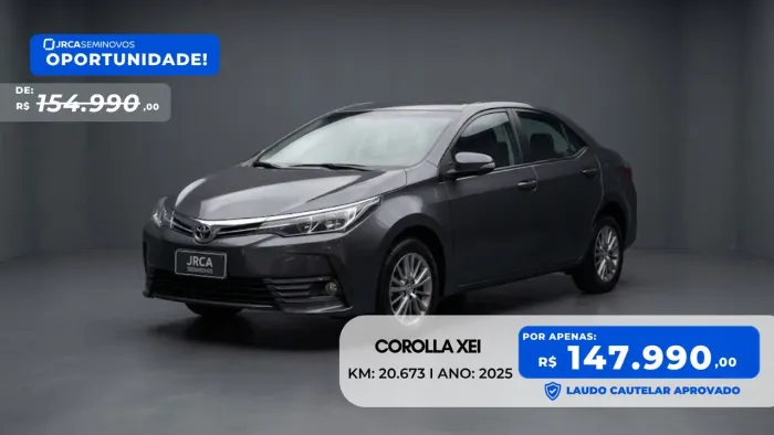 Toyota Corolla XEI 2.0 Flex 16V Aut. 2025