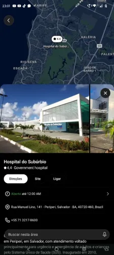 Terreno próximo ao hospital do subúrbio.