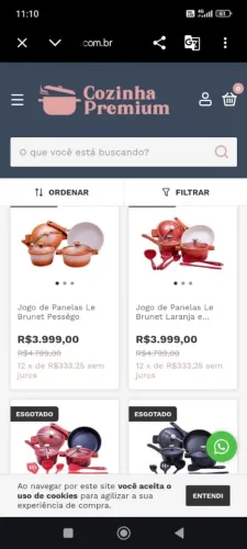 Vendo esse jogo de panelas novo na caixa 