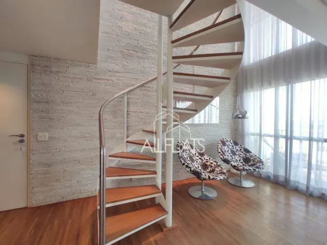 Apartamento com 1 quarto para alugar, 103 m² - Vila Nova Conceição - São Paulo/SP