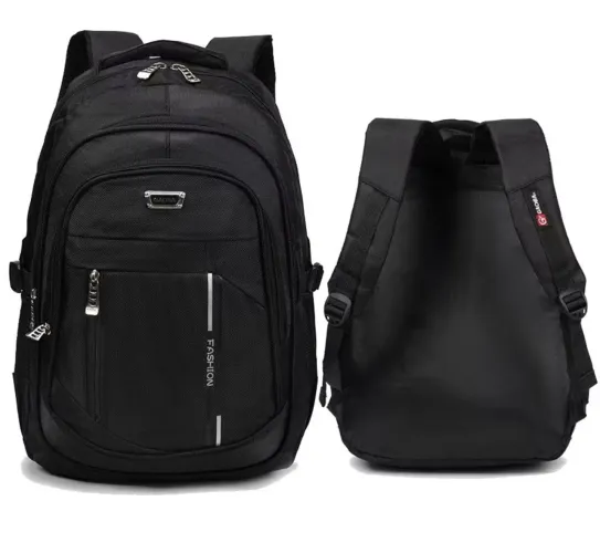 Mochila bolsa reforçada nylon oxford executiva notebook viagem 4 compartimentos 