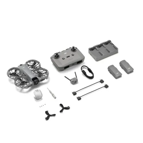 Drone Dji Neo 2 Fly More Combo Controle S/ Tela Br Cinza
