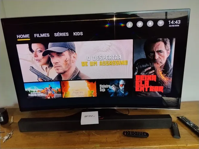 Smart TV Samsung 48" Curva - Perfeito Estado