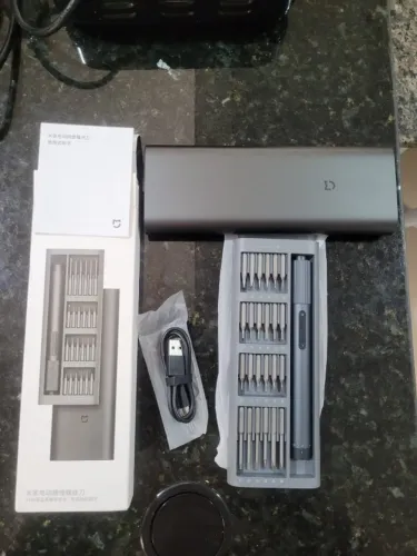 Kit Chave Fenda Precisão Elétrica Mijia Xiaomi Recarregável