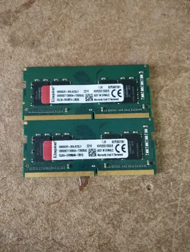 2 memórias ddr4 8gb notebook