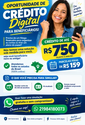 Precisando de um fôlego financeiro para organizar as contas ou realizar algo? Faço para to