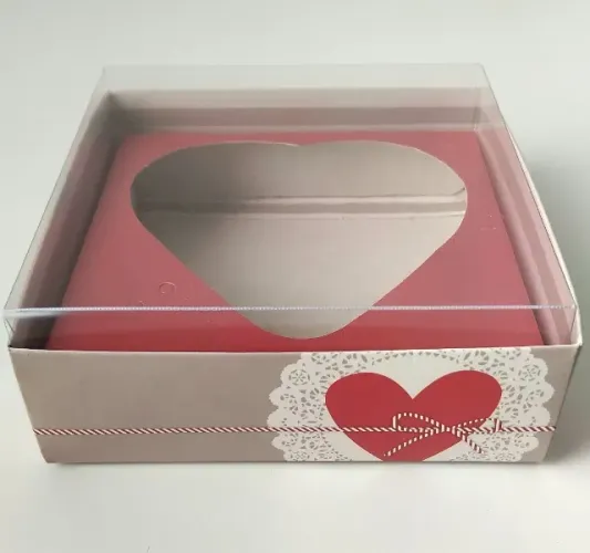 Caixa Coração para Brigadeiros Gourmet Bombons e Doces Finos