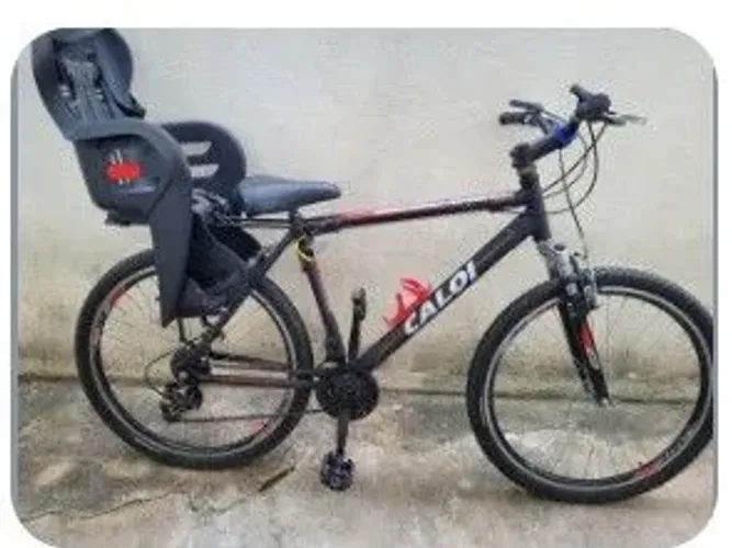 Cadeirinha para bicicleta com suporte