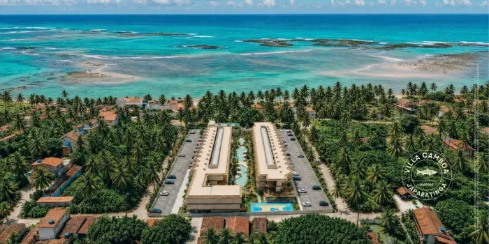 Exclusidade na beira mar de Japaratinga, Flats Stúdio e 2 quartos