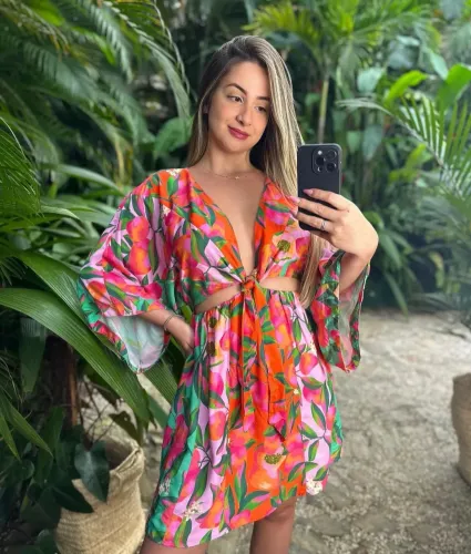 Vestido Farm Novo com Tag